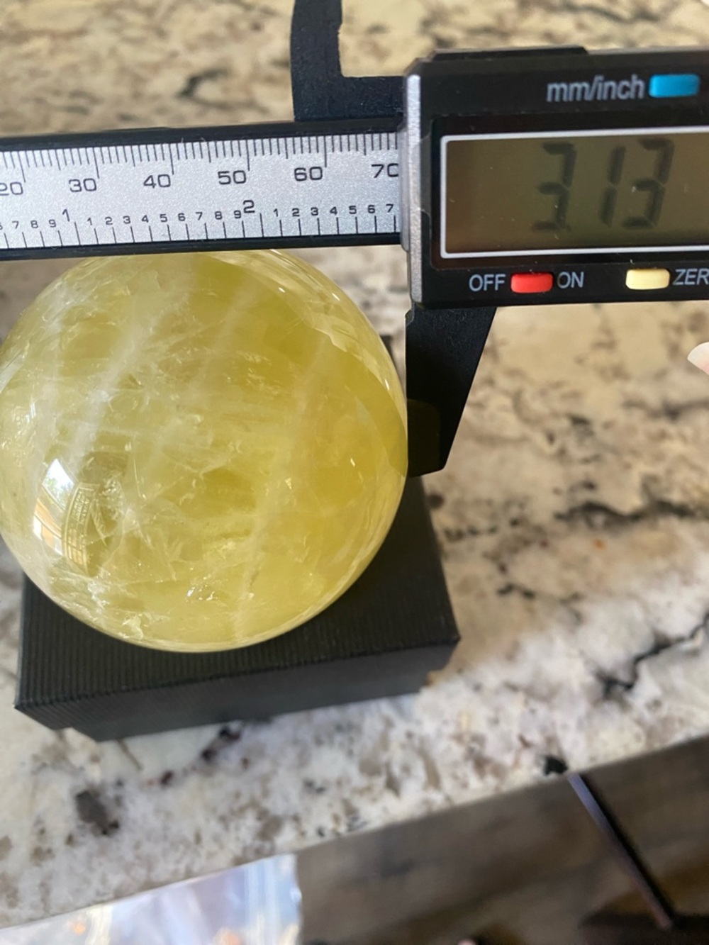 Citrine Crystal Sphere - Picture 4 of 8